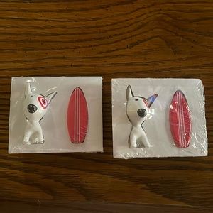 Target Bullseye Mini Dog & Surfboard Prop Pack Fairy Garden Playground  2023